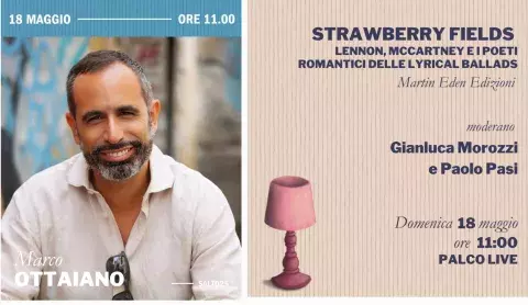 Sul Palco Live del Salone del Libro di Torino, Marco Ottaiano presenta il suo ultimo libro
